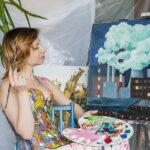 Malirska platna na ramu jako zaklad pro tvorbu